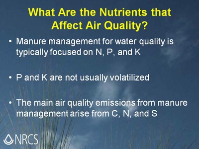 Air Quality and Manure Management image